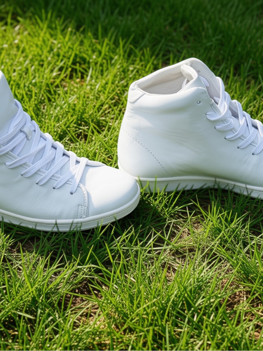 Linder women’s high top leather sneaker